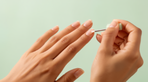 Come rinforzare le unghie con la routine di cura: applicazione di olio per cuticole 
