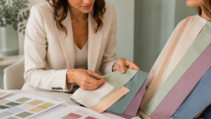 Analisi del colore durante una consulenza di immagine