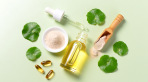ingredienti naturali olio smagliature, rosa mosqueta e centella