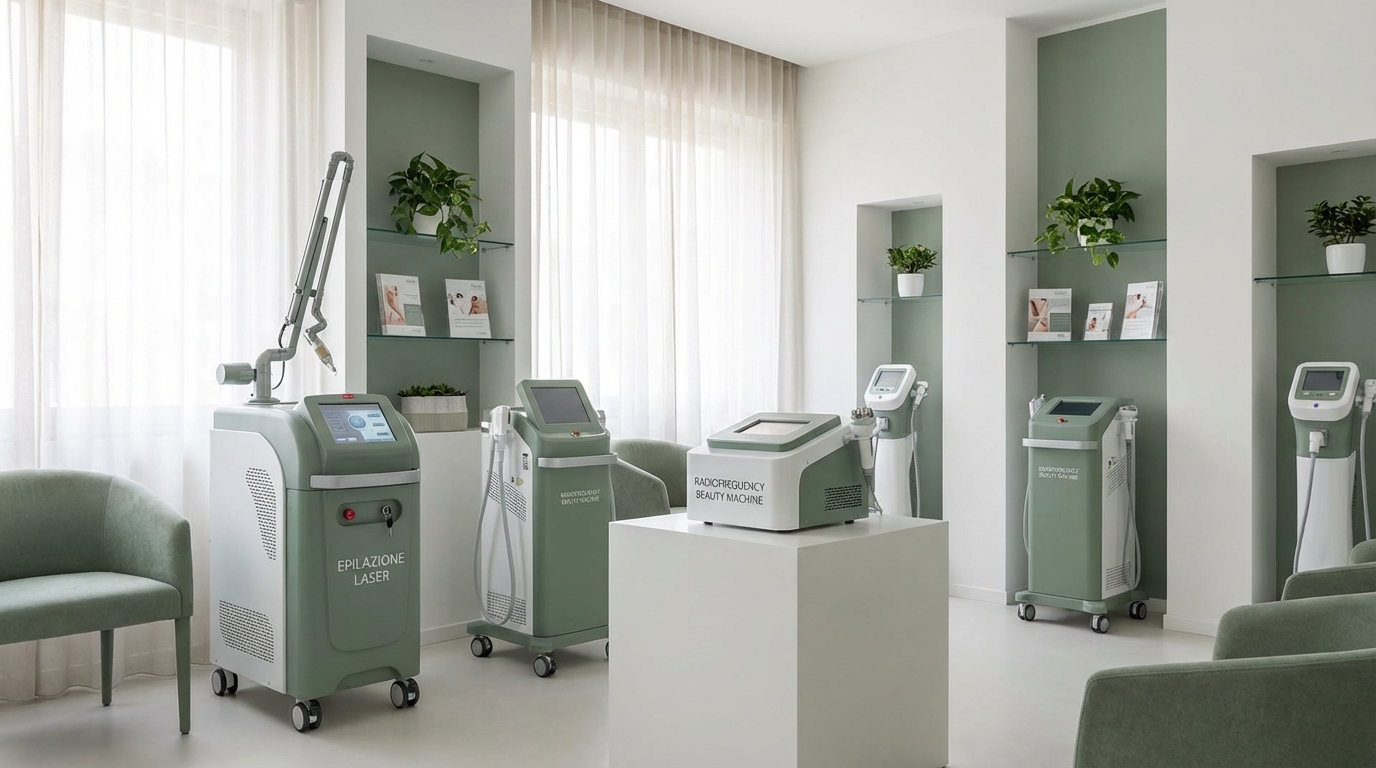 Macchinari professionali per centro estetico: laser, radiofrequenza e attrezzature estetiche