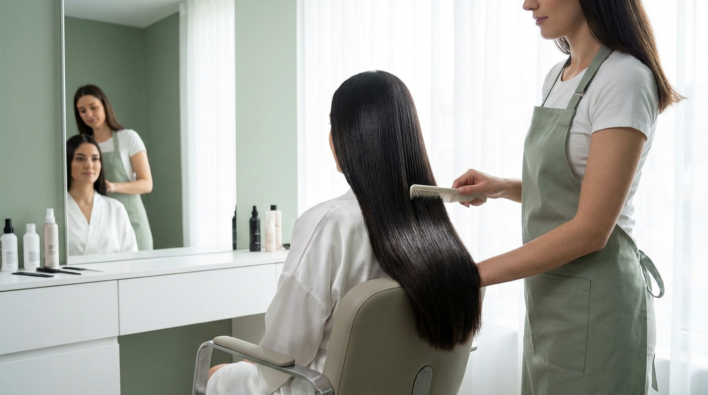 Risultati del botox capillare su capelli lucidi e idratati