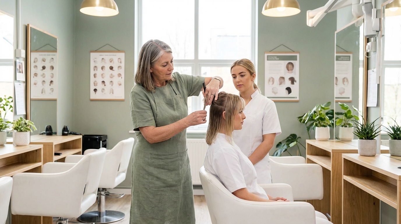 Corso di formazione professionale per parrucchieri in salone