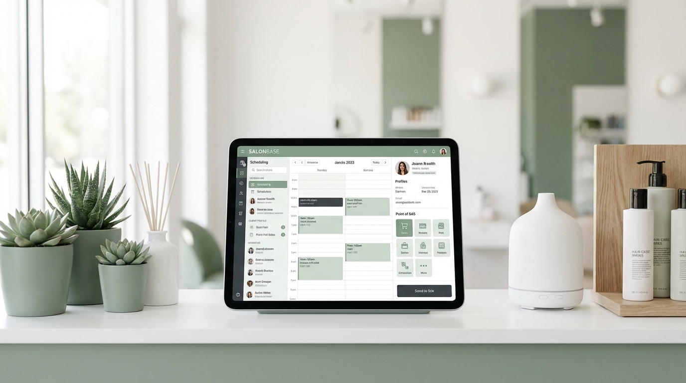 Strumenti digitali per la gestione del salone su tablet in ambiente professionale