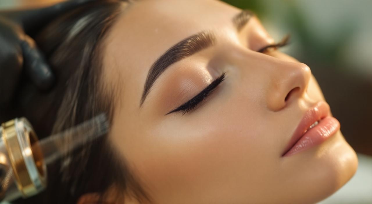 Parrucchiere che applica trattamento laminazione capelli in salone professionale — procedura passo per passo