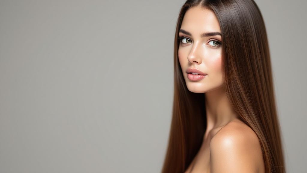 Prodotti professionali per lissage brasileiro e cheratina su bancone di salone