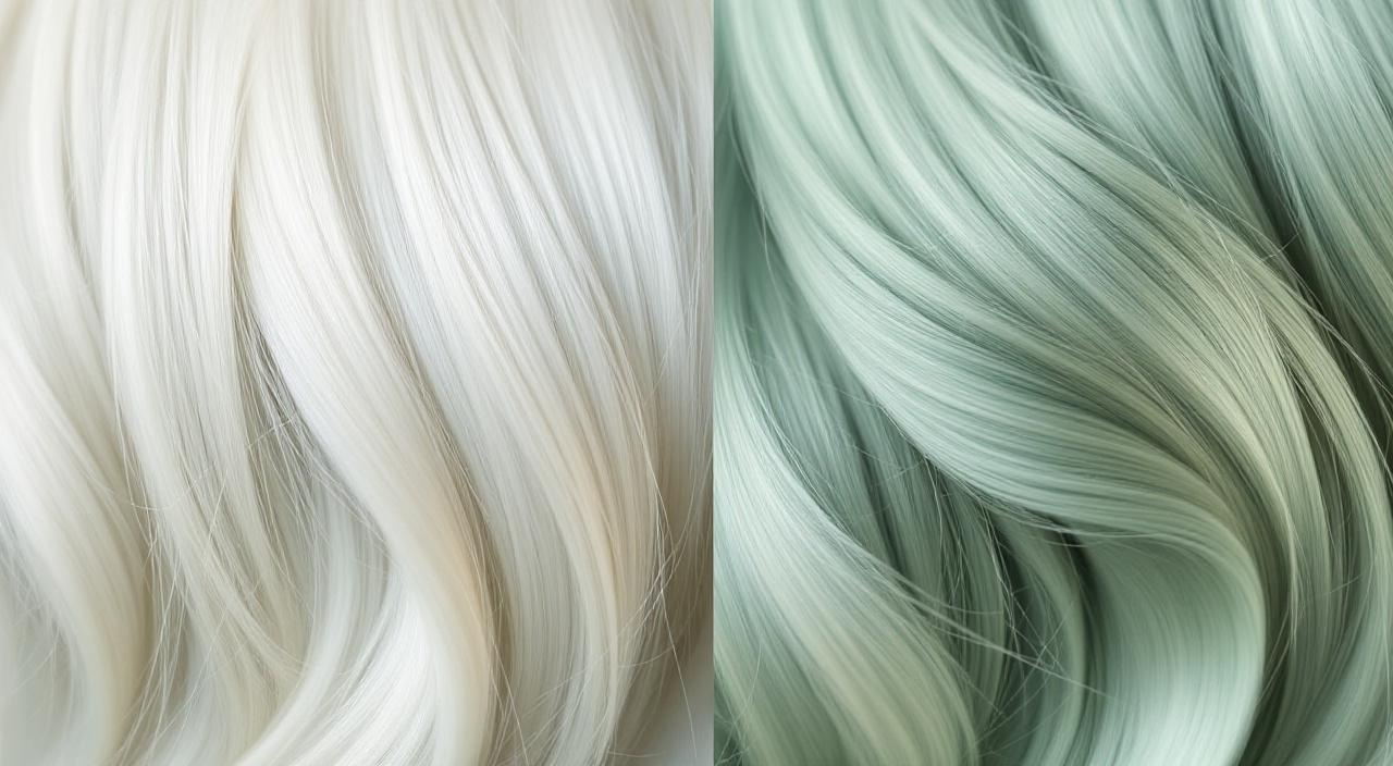 Confronto capelli bruciati dalla decolorazione prima e dopo trattamento riparatore K18 Olaplex 2026