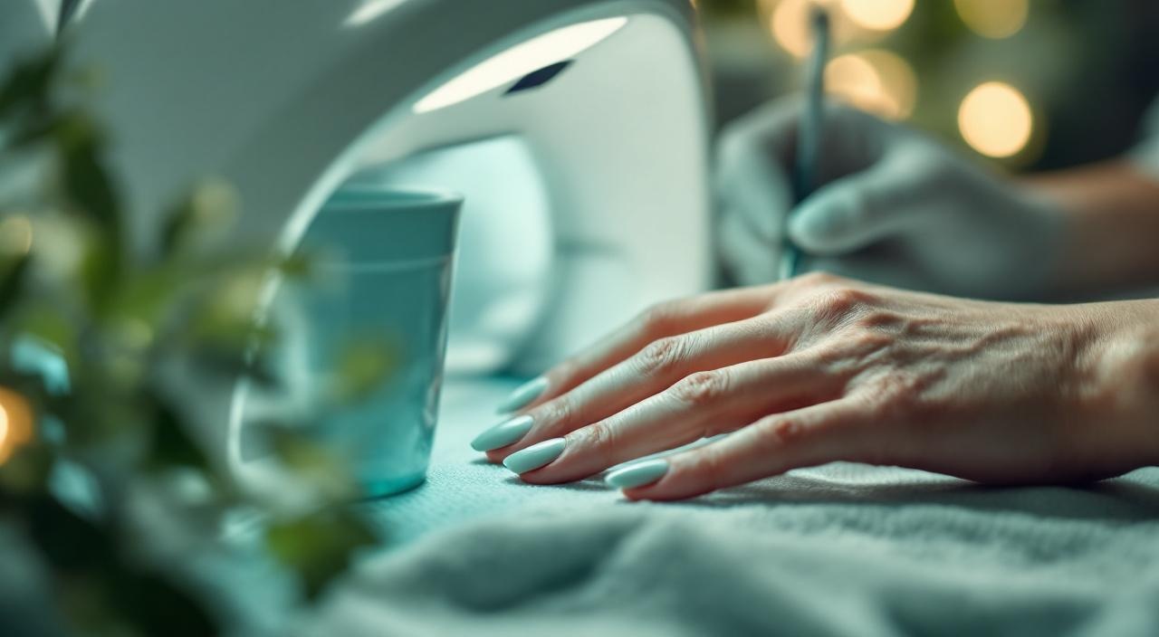 Polimerizzazione gel unghie con lampada UV in salone professionale italiano 2026