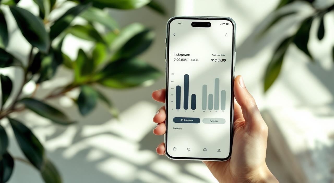 Dashboard analytics Instagram che mostra la crescita dei follower di un salone