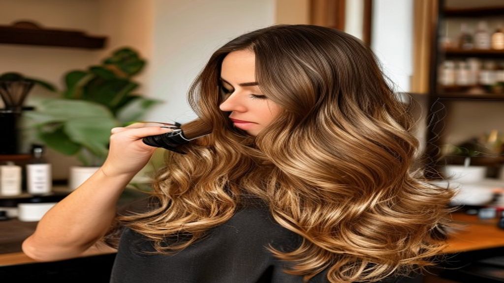 Colorista applica tecnica balayage in salone parrucchieri Torino